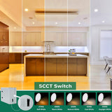 12units LED Recessed Slim Pot Light with Junction Box and Dimmable