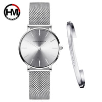 Hannah Martin Women’s Watch & Bracelet Set | Elegant Matching Timepiece Jewelry