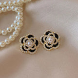 CC Style Pearl Vintage Drop Earrings | Classic Luxury Jewelry