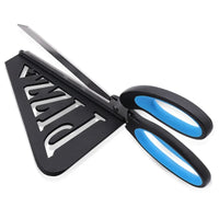 Pizza Scissors with Server Tray | 2-in-1 Pizza Cutter & Serving Tool