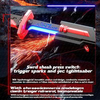 Glowing Sword with Sparks & Smoke