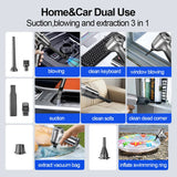 Portable Car Vacuum Cleaner & Blower | Handheld Car Cleaning Tool