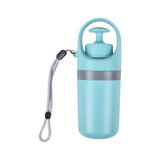 Portable Dog Poop Scooper with Built-In Waste Bag Dispenser