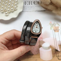 Serpentine Quartz Watch for Women | Elegant Snake Chain Timepiece