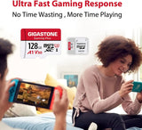 Gigastone 128GB MicroSD XC A1 V30 x5