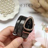 Serpentine Quartz Watch for Women | Elegant Snake Chain Timepiece