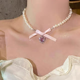 Imitation Pearl Pendant Necklace | Elegant Faux Pearl Jewelry