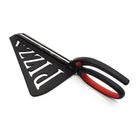 Pizza Scissors with Server Tray | 2-in-1 Pizza Cutter & Serving Tool
