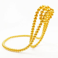 Pearl Chain Floating Wine Bottle Holder | Elegant Pearl Wine Display Stand