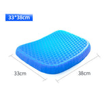 Elastic Gel Cushion | Pressure Relief Seat Cushion for Back & Spine Support
