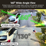 Wyze Floodlight Camera v2 – 2800 Lumens Outdoor Security Floodlight with 2K Video