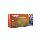 Vibrant Latex Gloves (X-Small, 100pcs)