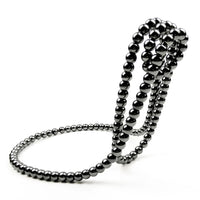 Pearl Chain Floating Wine Bottle Holder | Elegant Pearl Wine Display Stand