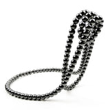Pearl Chain Floating Wine Bottle Holder | Elegant Pearl Wine Display Stand
