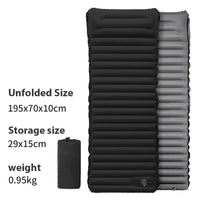 Self-Inflating Air Mattress | Portable Auto-Inflate Camping Bed