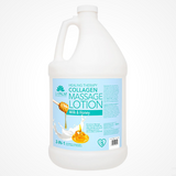 La Palm Collagen Massage Lotion Milk & Honey (3.73 mL & 1 Gallon)