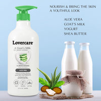 Lover's Care Goat's Milk Body Lotion Aloe Vera