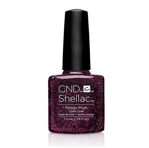 CND Shellac Poison Plum | Nail Gel Polish Soak Off UV/LED 7.5mL - 0.25oz