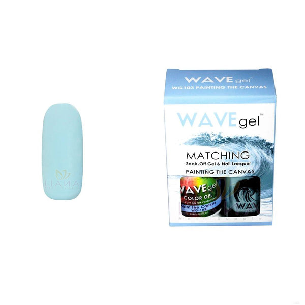 WAVEGEL MATCHING WG103 PAINTING THE CANVAS (#103) | Nail Polish Gel & Lacquer
