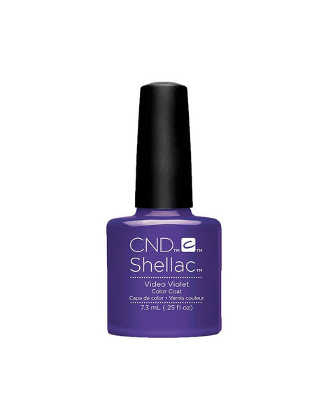CND Shellac Video Violet | Nail Gel Polish Soak Off UV/LED 7.5mL - 0.25oz
