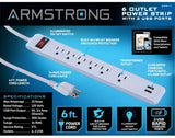 Power Bar with Fast Charging USB