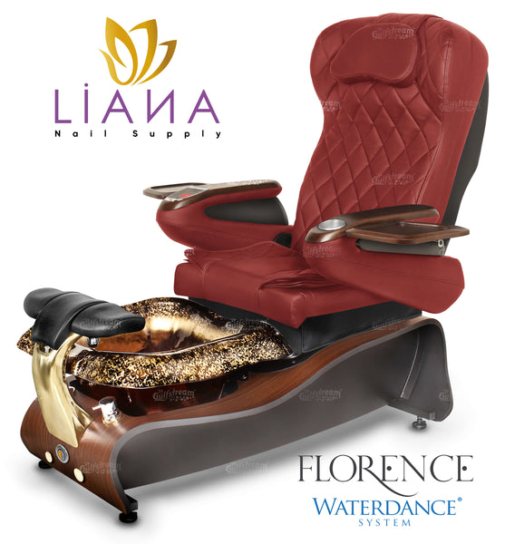 Single Pedicure Chair WATERDANCE by Gulfstream - [ FLORENCE ]
