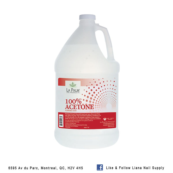 La Palm - ACETONE 100% CASE [15 L - 4 Gallons]
