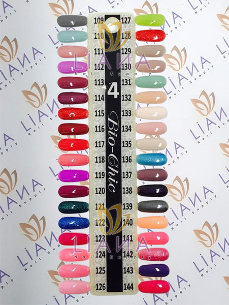BIO CHIC Gel Color <strong>Chart #4</strong>