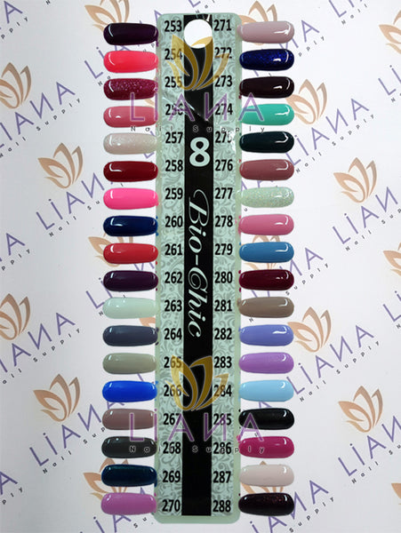 BIO CHIC Gel Color <strong>Chart #8</strong>