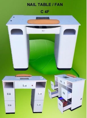 Manicure Table with fan