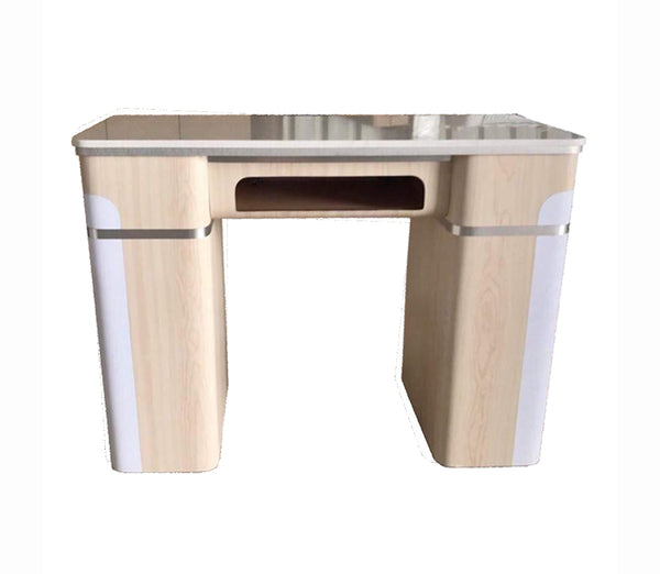 Manicure Table White/Wood with Single Side [ 4 in Stock ]